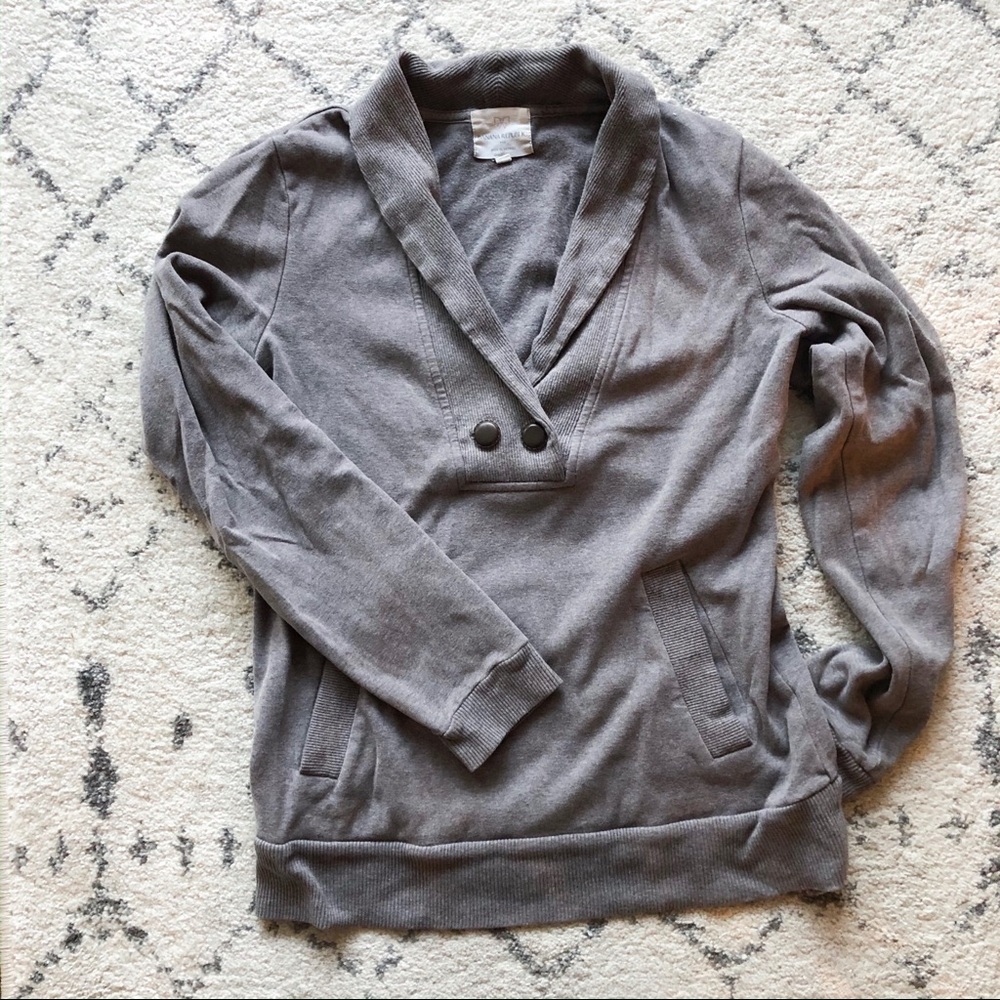 Women’s Gray Banana Republic Sweatshirt Pullover